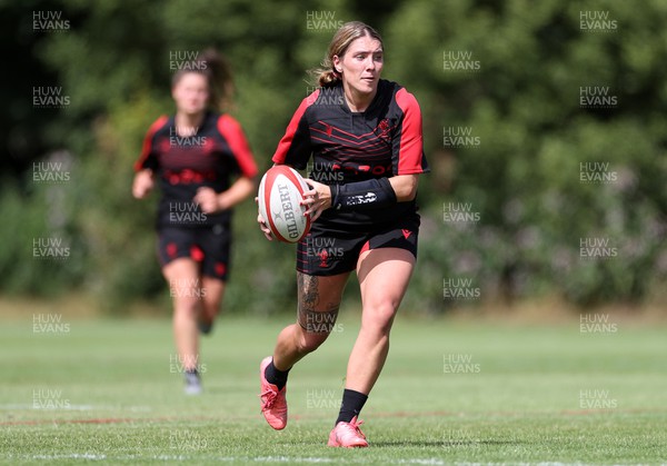 260722 - Wales Women Rugby Training - Georgia Evans during training