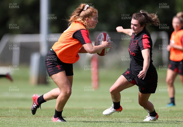 260722 - Wales Women Rugby Training - Niamh Terry during training