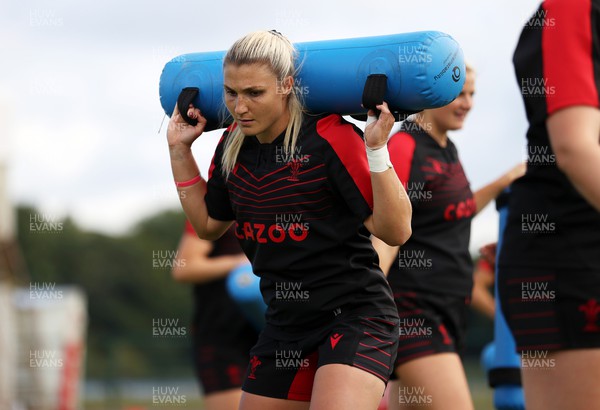 260722 - Wales Women Rugby Training - Lowri Norkett during training