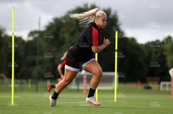 260722 - Wales Women Rugby Training - Kesley Jones during training