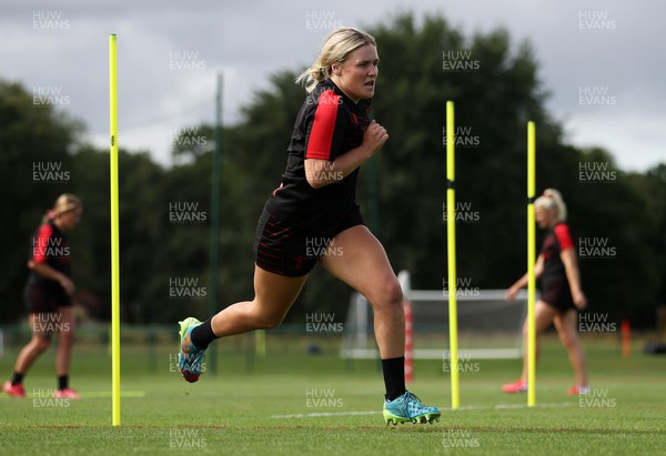 260722 - Wales Women Rugby Training - Alex Callender during training