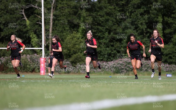 260722 - Wales Women Rugby Training - Megan Webb during training