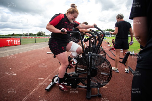 260722 - Wales Women Rugby Training - Cara Hope during training