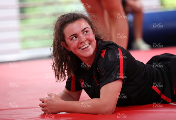260722 - Wales Women Rugby Training - Eloise Hayward during training