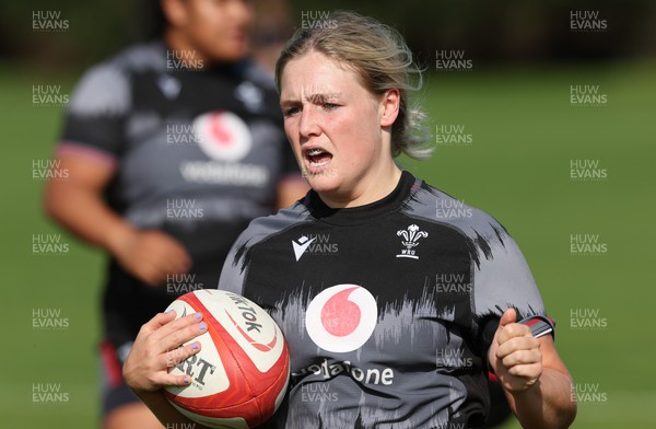 280823 - Wales Women Training Session - Alex Callender during training session