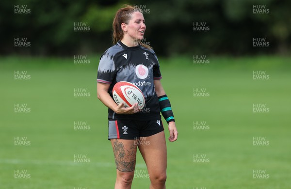 280823 - Wales Women Training Session - Georgia Evans during training session