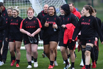 Wales Women Rugby Training 290322
