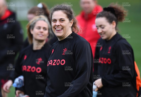 290322 - Wales Women Rugby Training - Natalia John during training