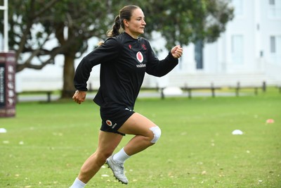 290725 - Wales Women Rugby Training at The Southport School - Jasmine Joyce during a Wales Women’s rugby training session ahead of the second test against Australia