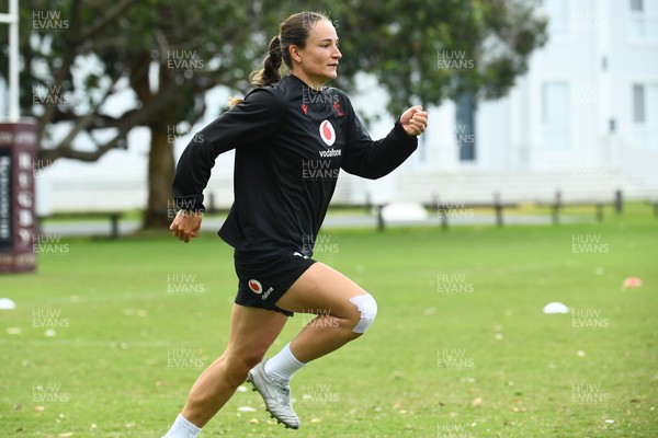 290725 - Wales Women Rugby Training at The Southport School - Jasmine Joyce during a Wales Women’s rugby training session ahead of the second test against Australia