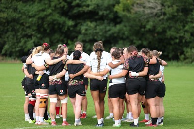 090926 - Wales Women Rugby Training Match - Wales squad members take each other on during a training match ahead of the WRX Series of matches 