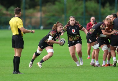 090926 - Wales Women Rugby Training Match - Kate Williams during a training match ahead of the WRX Series of matches 