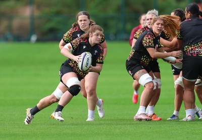 090926 - Wales Women Rugby Training Match - Kate Williams during a training match ahead of the WRX Series of matches 