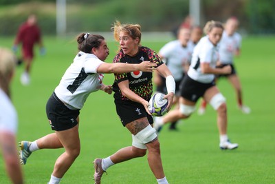 090926 - Wales Women Rugby Training Match - Georgia Evans during a training match ahead of the WRX Series of matches 