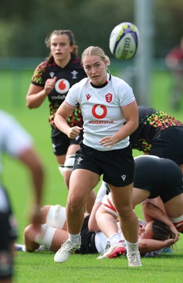 090926 - Wales Women Rugby Training Match - Megan Davey during a training match ahead of the WRX Series of matches 