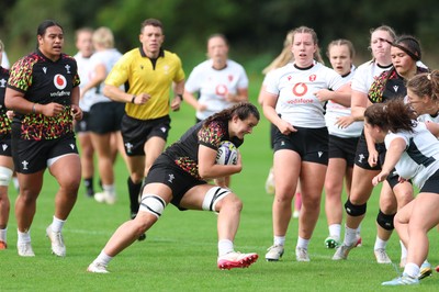 090926 - Wales Women Rugby Training Match - Branwen Metcalfe during a training match ahead of the WRX Series of matches 