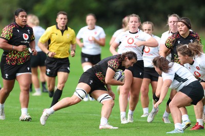 090926 - Wales Women Rugby Training Match - Branwen Metcalfe during a training match ahead of the WRX Series of matches 