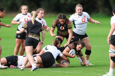 090926 - Wales Women Rugby Training Match - Branwen Metcalfe during a training match ahead of the WRX Series of matches 