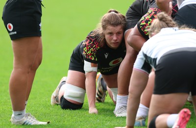 090926 - Wales Women Rugby Training Match - Kate Williams during a training match ahead of the WRX Series of matches 