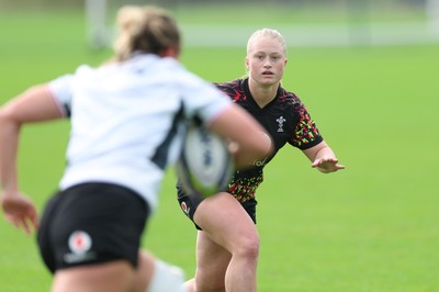 090926 - Wales Women Rugby Training Match - Seren Lockwood during a training match ahead of the WRX Series of matches 