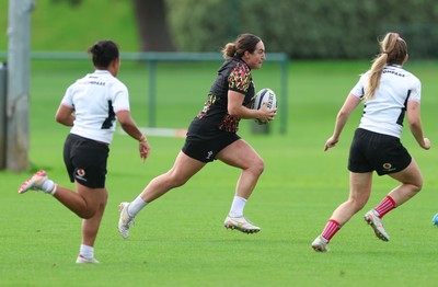 090926 - Wales Women Rugby Training Match - Courtney Keight during a training match ahead of the WRX Series of matches 