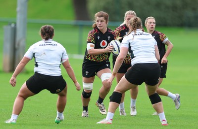 090926 - Wales Women Rugby Training Match - Kate Williams during a training match ahead of the WRX Series of matches 