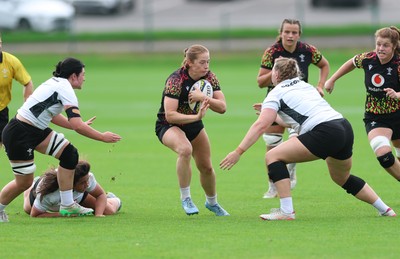 090926 - Wales Women Rugby Training Match - Lisa Neumann during a training match ahead of the WRX Series of matches 
