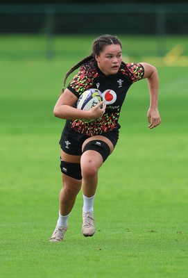 090926 - Wales Women Rugby Training Match - Jorja Aiono during a training match ahead of the WRX Series of matches 