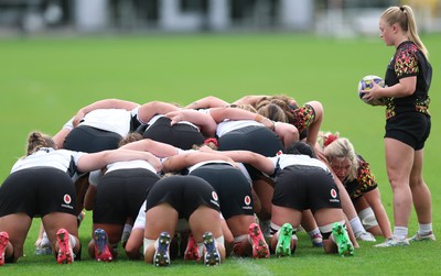 090926 - Wales Women Rugby Training Match - Wales squad members take each other on during a training match ahead of the WRX Series of matches 