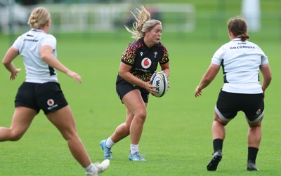 090926 - Wales Women Rugby Training Match - Freya Bell during a training match ahead of the WRX Series of matches 