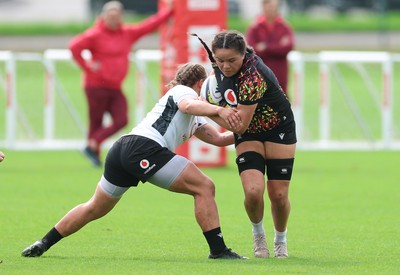 090926 - Wales Women Rugby Training Match - Jorja Aiono during a training match ahead of the WRX Series of matches 
