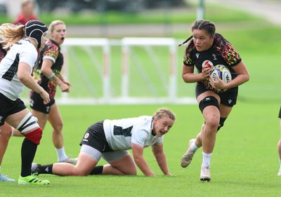 090926 - Wales Women Rugby Training Match - Jorja Aiono during a training match ahead of the WRX Series of matches 