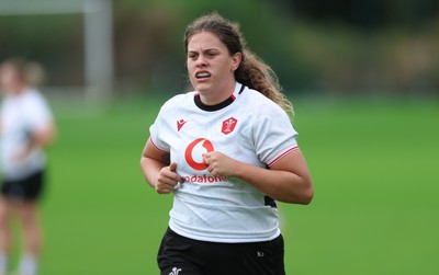 090926 - Wales Women Rugby Training Match - Natalia John during a training match ahead of the WRX Series of matches 