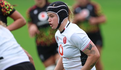 090926 - Wales Women Rugby Training Match - Bethan Lewis during a training match ahead of the WRX Series of matches 