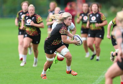 090926 - Wales Women Rugby Training Match - Alex Callender during a training match ahead of the WRX Series of matches 