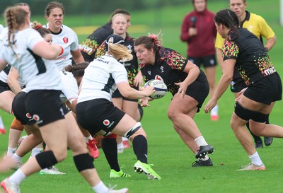 090926 - Wales Women Rugby Training Match - Stella Orrin during a training match ahead of the WRX Series of matches 