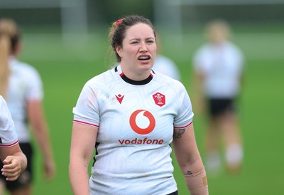 090926 - Wales Women Rugby Training Match - Gwen Crabb during a training match ahead of the WRX Series of matches 