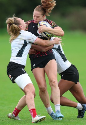 090926 - Wales Women Rugby Training Match - Lisa Neumann during a training match ahead of the WRX Series of matches 