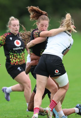 090926 - Wales Women Rugby Training Match - Lisa Neumann during a training match ahead of the WRX Series of matches 