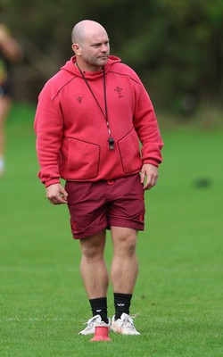 090926 - Wales Women Rugby Training Match - Sean Lynn, Wales Head coach, during a training match ahead of the WRX Series of matches 