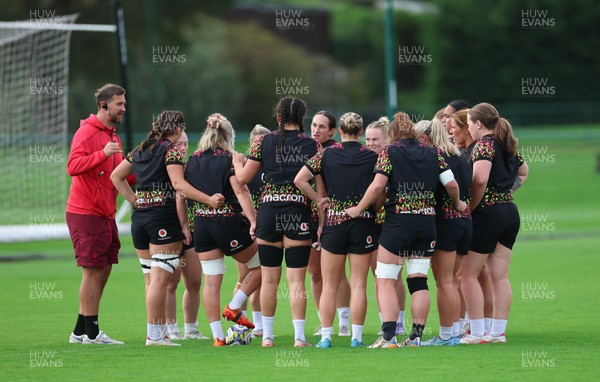 090926 - Wales Women Rugby Training Match - Wales squad members take each other on during a training match ahead of the WRX Series of matches 