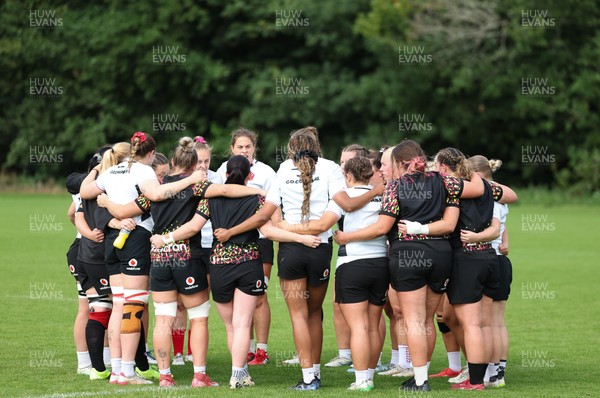 090926 - Wales Women Rugby Training Match - Wales squad members take each other on during a training match ahead of the WRX Series of matches 
