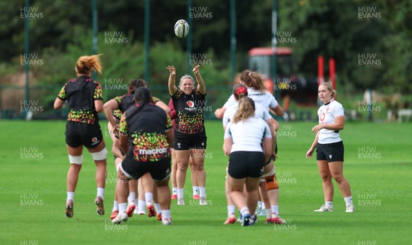 090926 - Wales Women Rugby Training Match - Kelsey Jones during a training match ahead of the WRX Series of matches 
