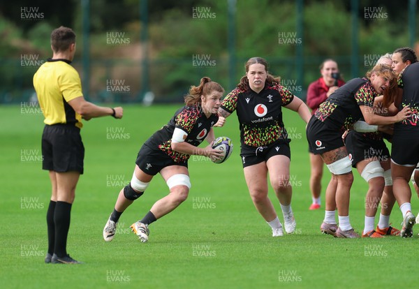 090926 - Wales Women Rugby Training Match - Kate Williams during a training match ahead of the WRX Series of matches 