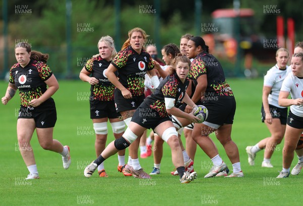090926 - Wales Women Rugby Training Match - Kate Williams during a training match ahead of the WRX Series of matches 