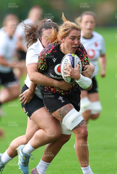 090926 - Wales Women Rugby Training Match - Georgia Evans during a training match ahead of the WRX Series of matches 