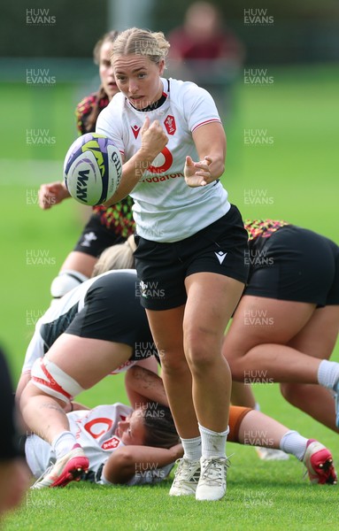 090926 - Wales Women Rugby Training Match - Megan Davey during a training match ahead of the WRX Series of matches 