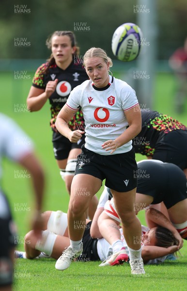 090926 - Wales Women Rugby Training Match - Megan Davey during a training match ahead of the WRX Series of matches 