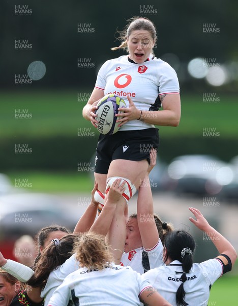 090926 - Wales Women Rugby Training Match - Gwen Crabb during a training match ahead of the WRX Series of matches 