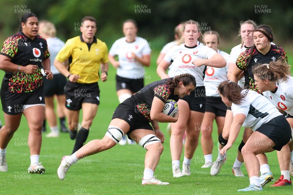 090926 - Wales Women Rugby Training Match - Branwen Metcalfe during a training match ahead of the WRX Series of matches 